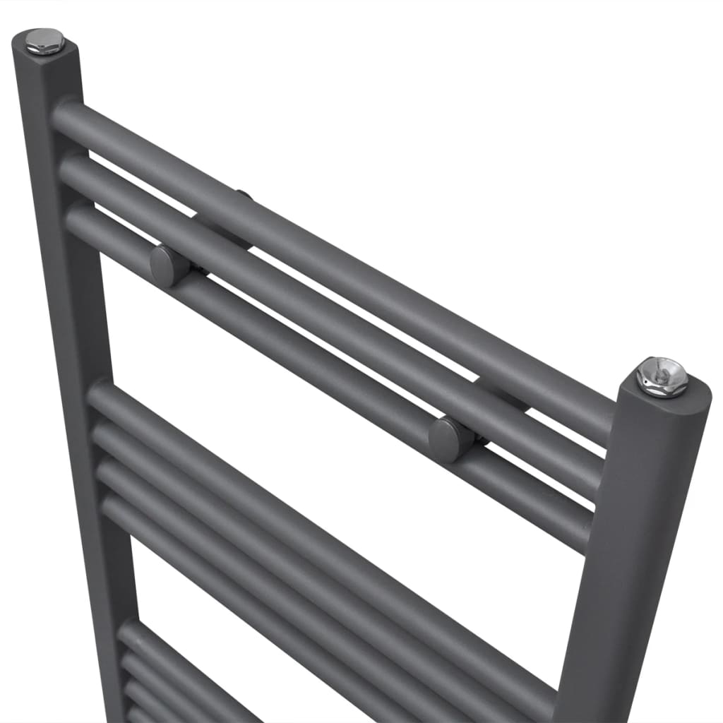 Radiatore Centrale Portasciugamano Dritto Grigio 500 x 764 mm - homemem39
