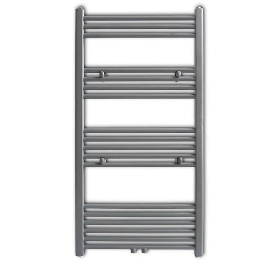 Radiatore Centrale Portasciugamano Dritto Grigio 600 x 1160 mm - homemem39