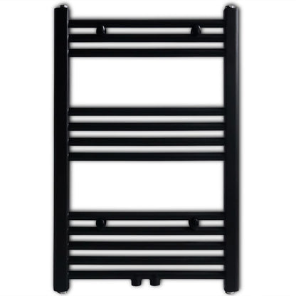 Radiatore Centrale Portasciugamano Dritto Nero 500 x 764 mm - homemem39
