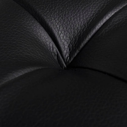Sgabello con Contenitore in Pelle Artificiale Nero | homemem39