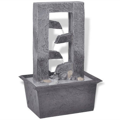 Fontana da Interno con LED in Poliresina | homemem39