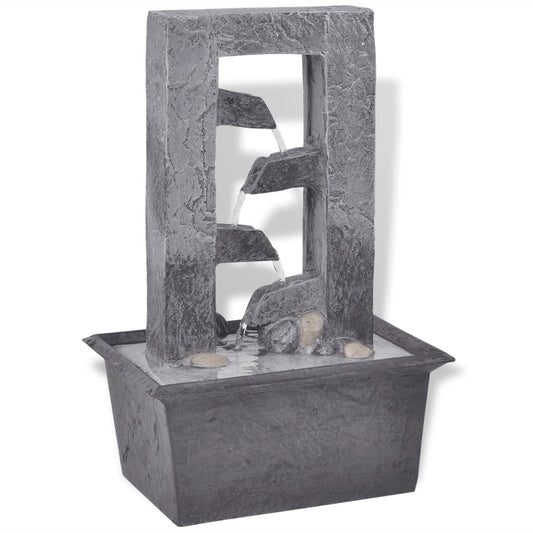 Fontana da Interno con LED in Poliresina | homemem39