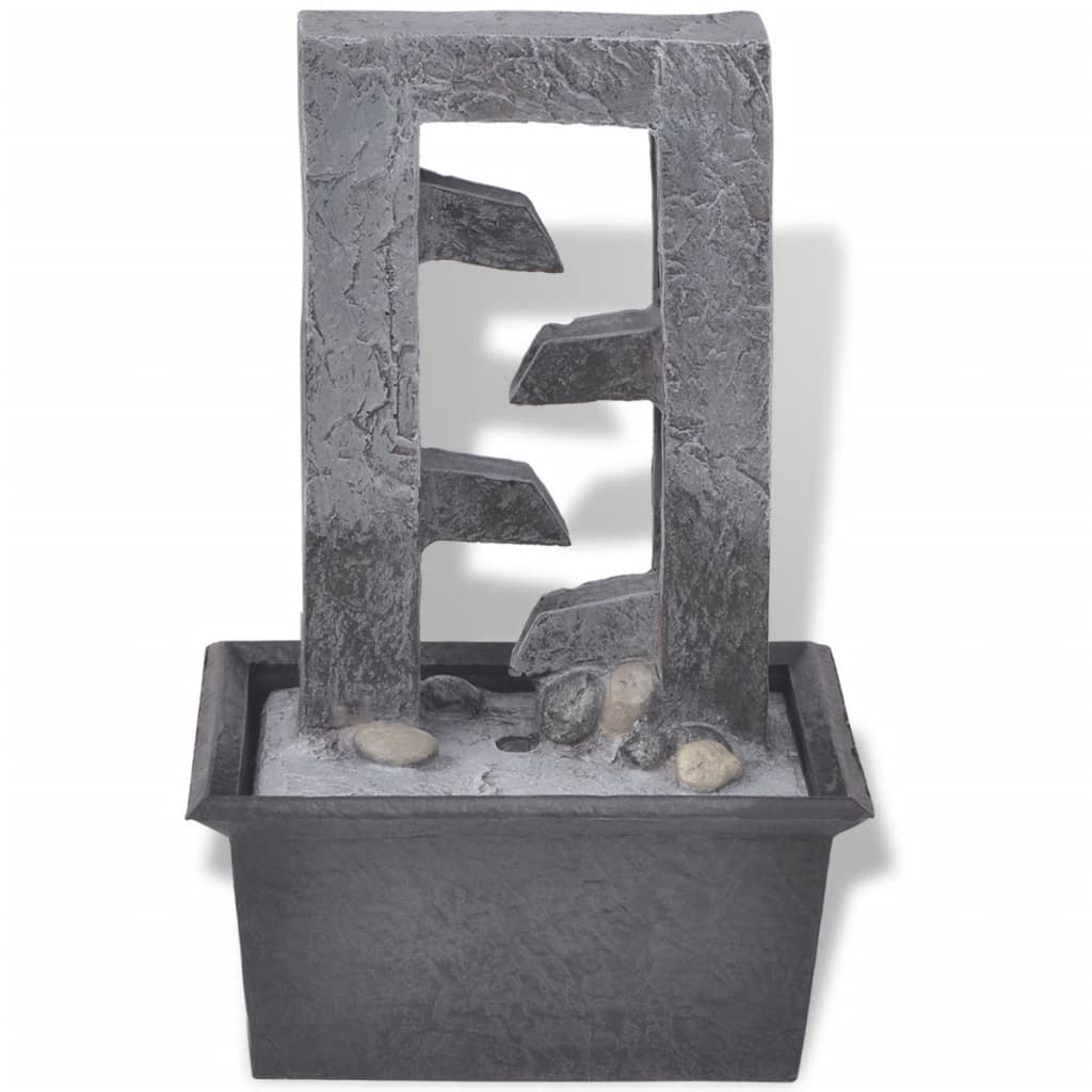 Fontana da Interno con LED in Poliresina | homemem39