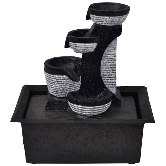 Fontana da Interno con Luci a LED in Poliresina | homemem39