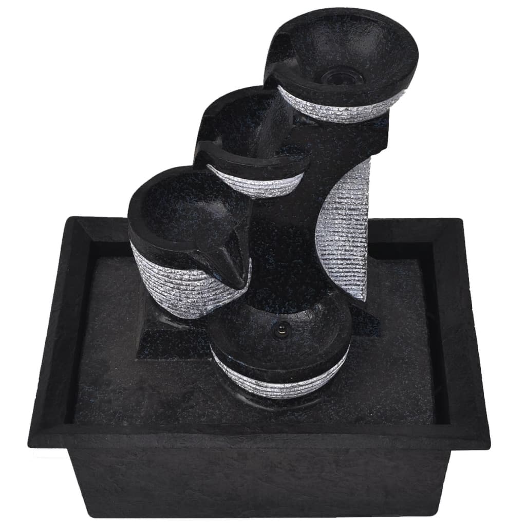 Fontana da Interno con Luci a LED in Poliresina | homemem39