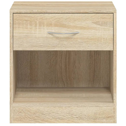 Comodini 2 pz con Cassetto Colore Rovere - homemem39