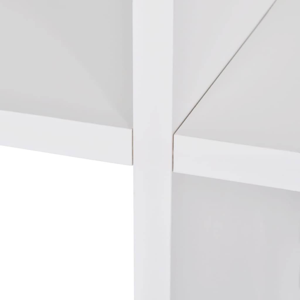 Libreria / Scaffale Espositore a Scala 142 cm Bianco | homemem39