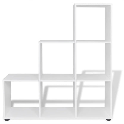 Libreria Scalare / Scaffale Espositore 107 cm Bianco | homemem39