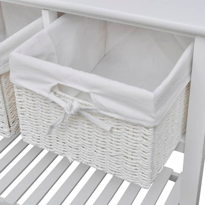 White sideboard