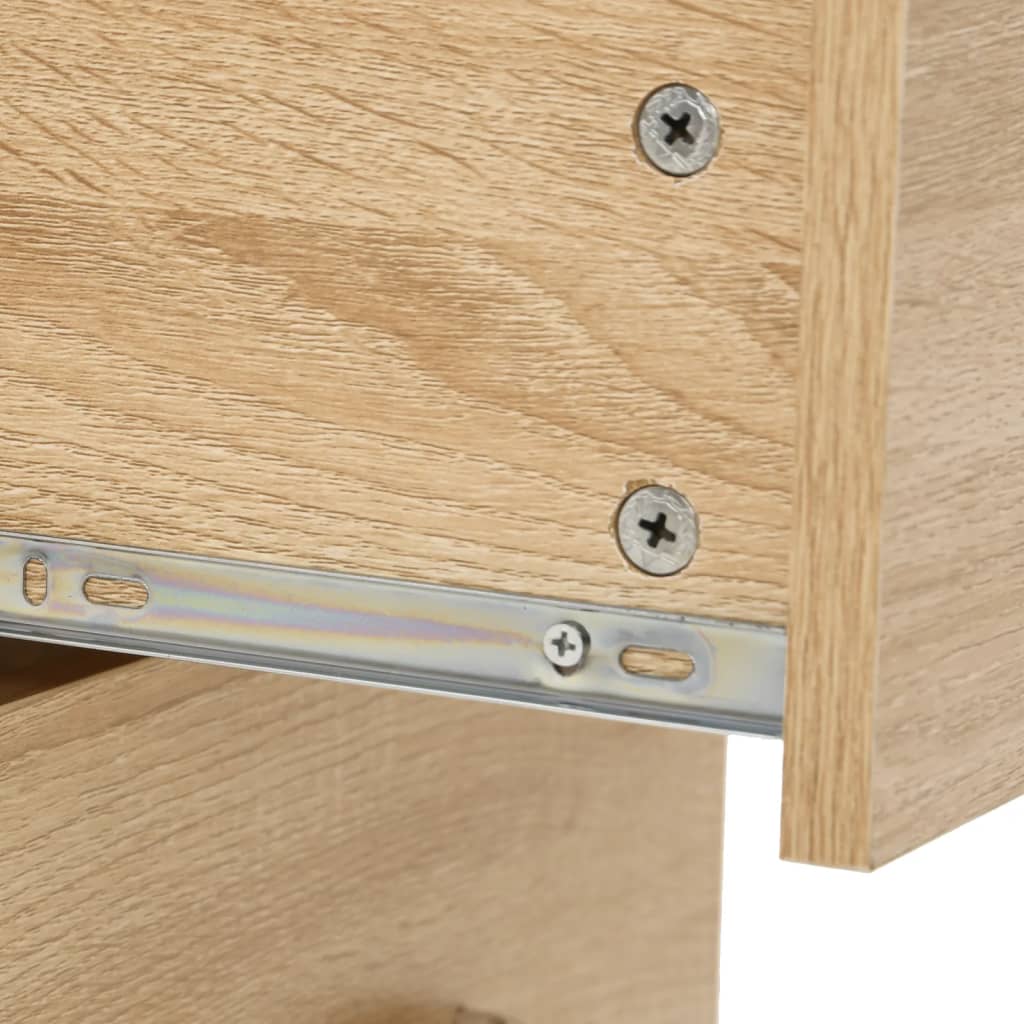 Set Mobili da Bagno 7 pz Rovere in Legno Multistrato | homemem39