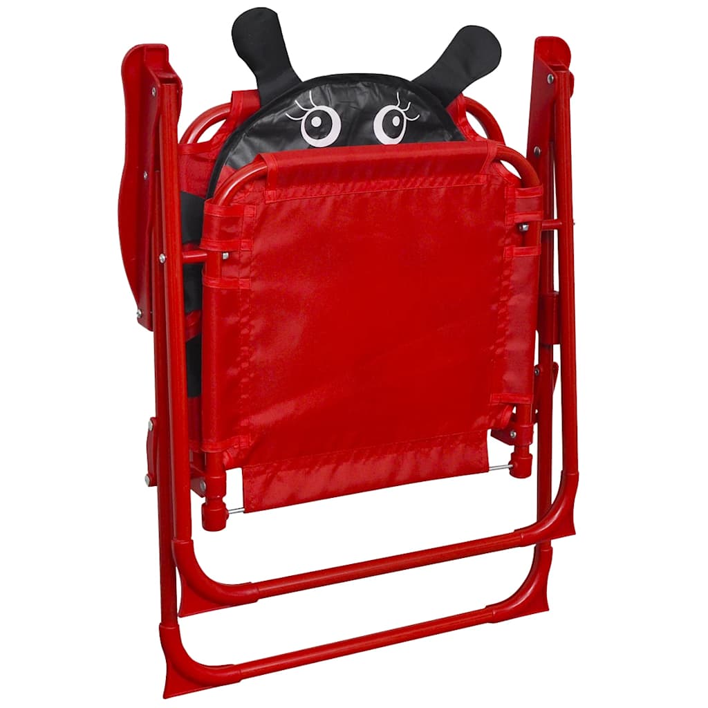 Set da Bistrot da Giardino per Bambini con Ombrellone Rosso - homemem39