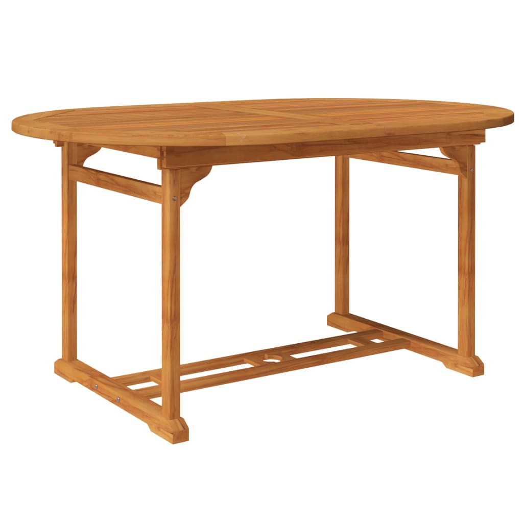 Set da Pranzo da Giardino 7 pz in Legno Massello di Acacia 150-200 cm | homemem39