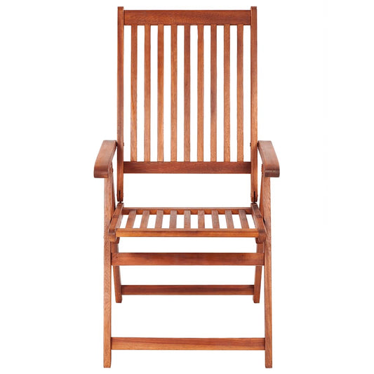 Folding Garden Chairs 2 pcs in Brown Solid Acacia