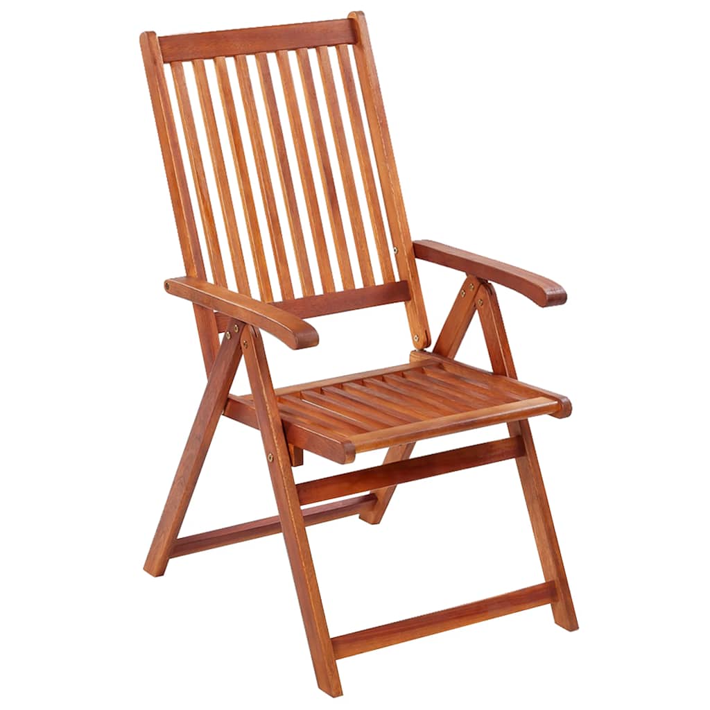 Folding Garden Chairs 2 pcs in Brown Solid Acacia