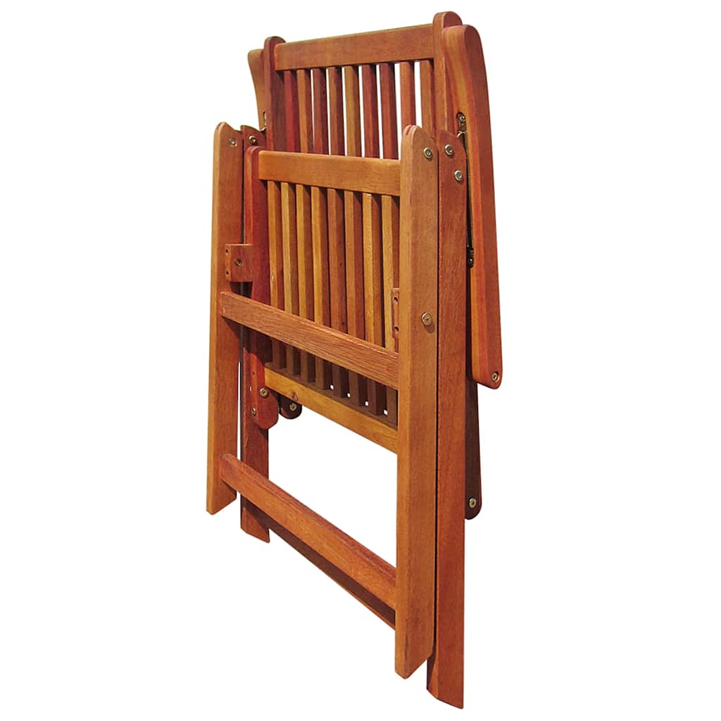 Folding Garden Chairs 2 pcs in Brown Solid Acacia