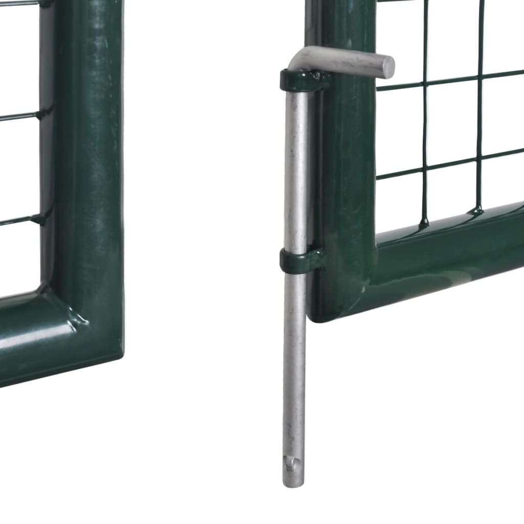 Cancello per Recinzione a doppia Porta 300x150 cm in Acciaio verniciato a Polvere | homemem39
