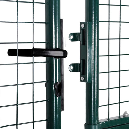 Cancello per Recinzione a doppia Porta 300x150 cm in Acciaio verniciato a Polvere | homemem39