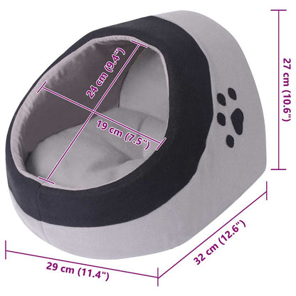 Cuccia per Gatti Grigio e Nero M | homemem39