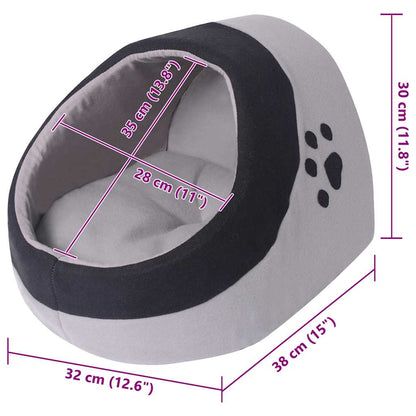 Cuccia per Gatti Grigio e Nero L | homemem39