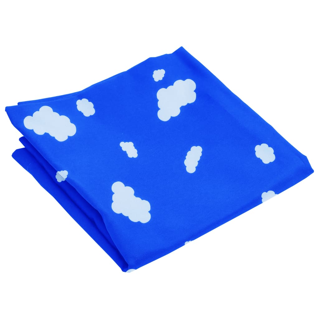 Seggiolini Altalena 2 pz con Pietre Arrampicata Blu Polietilene - homemem39