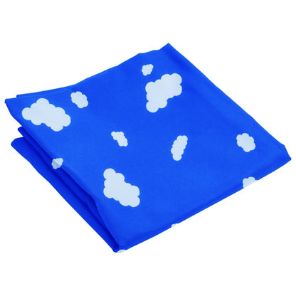 Seggiolini Altalena 2 pz con Pietre Arrampicata Blu Polietilene - homemem39