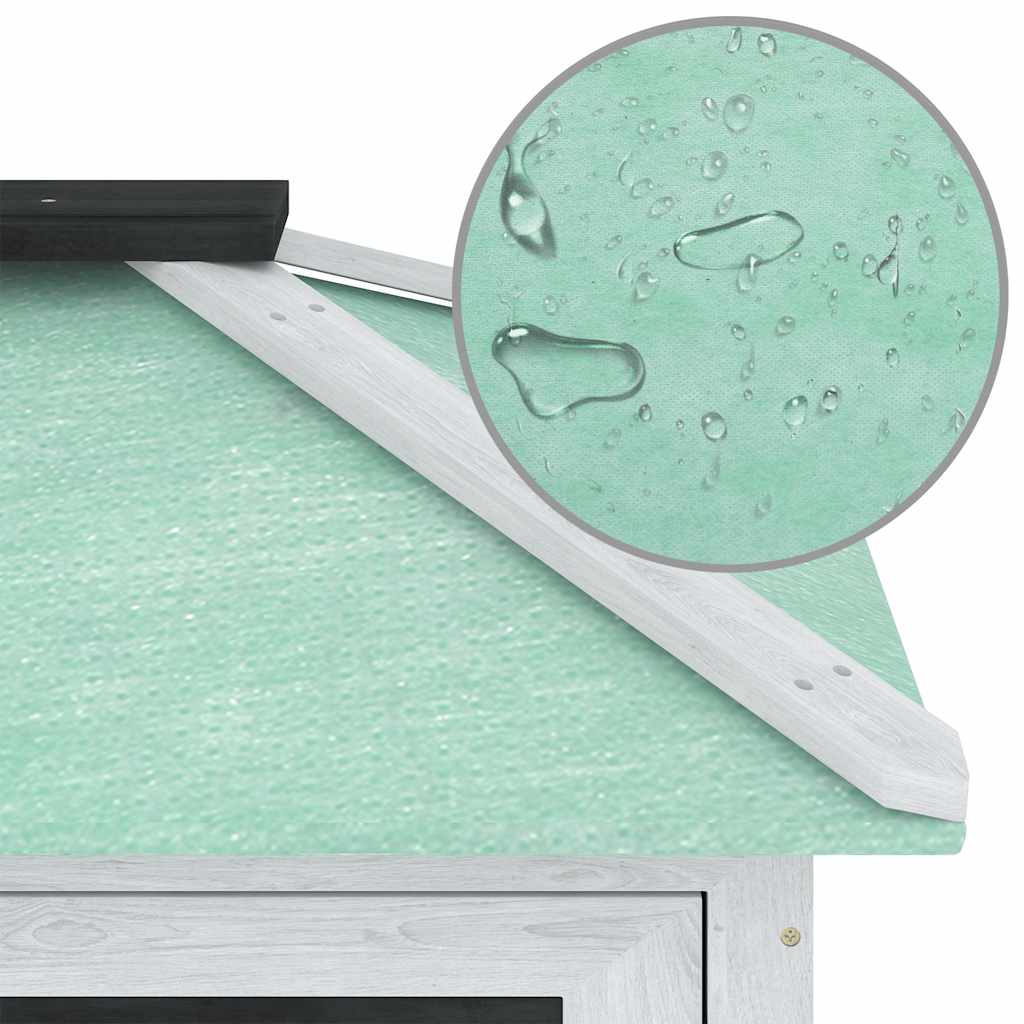 Conigliera in Legno a Due Piani per Animali Piccoli