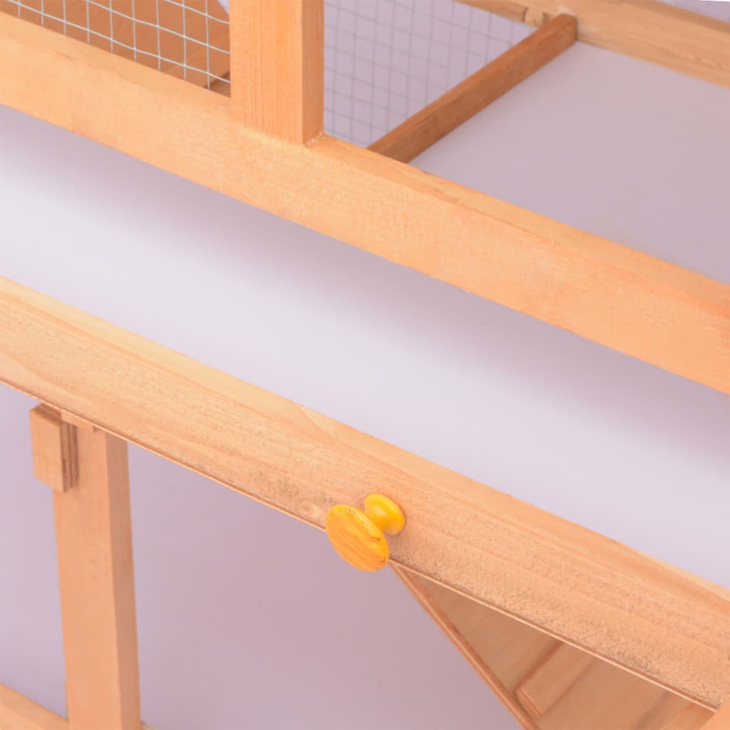 Conigliera all'Aperto per Animali Piccoli in Legno - homemem39