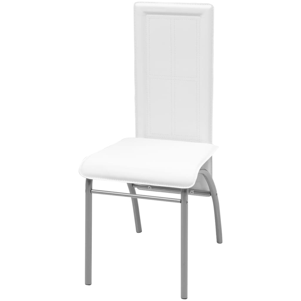 Set Sala Da Pranzo 5 Pezzi Bianco - homemem39