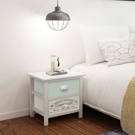 Comodino Francese Set 2 pz in Legno - homemem39