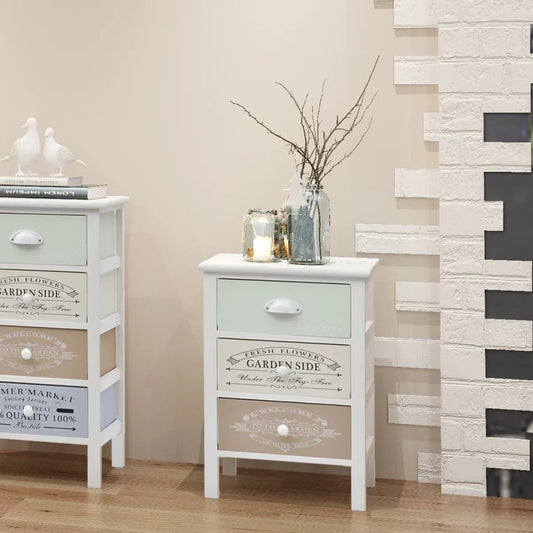 Mobile in Stile Francese con 3 Cassetti in Legno - homemem39