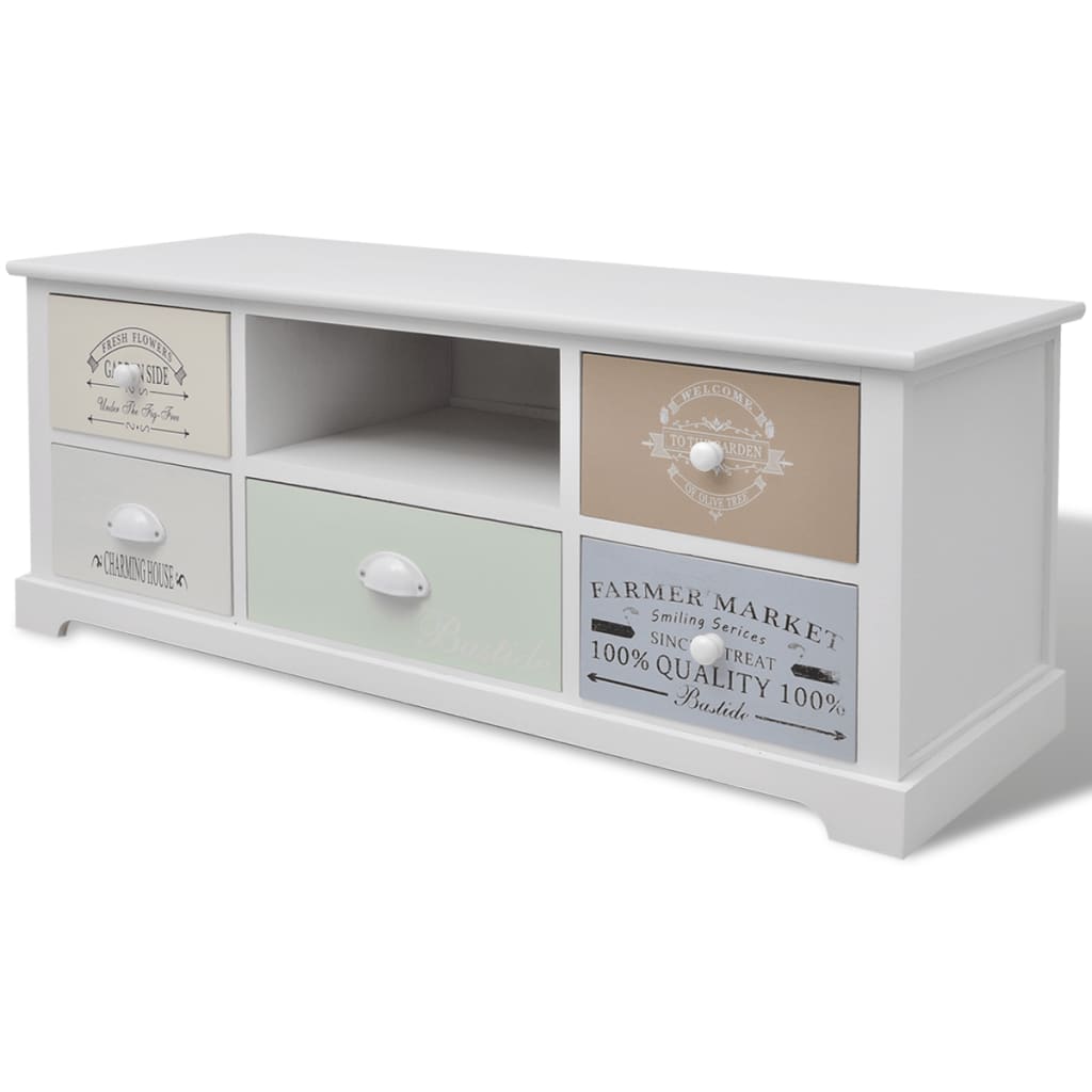French Style Wooden TV Stand