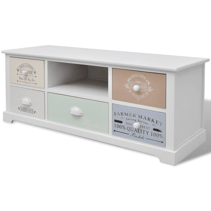 French Style Wooden TV Stand