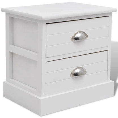 Comodino In Stile Francese Bianco - homemem39