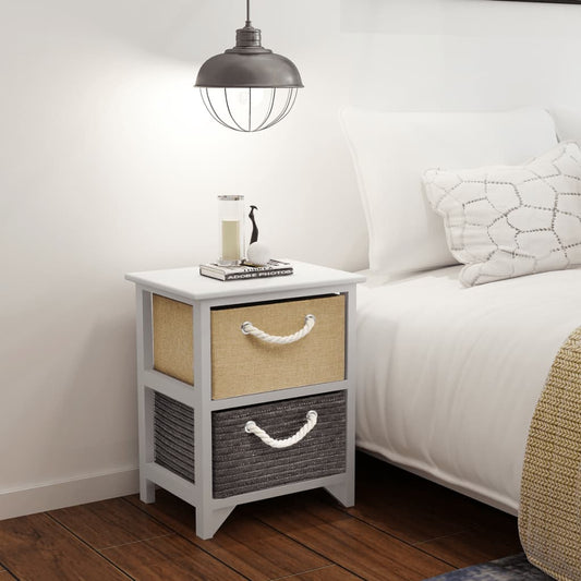Comodini 2 pz in Legno - homemem39