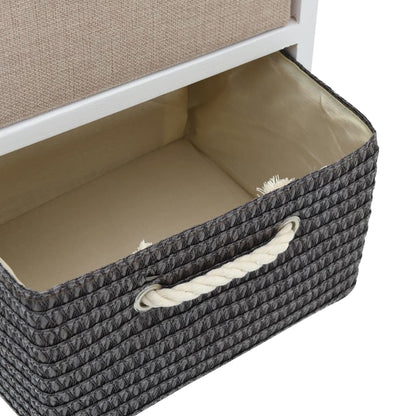 Mobile Portaoggetti con 4 Cassetti in Legno | homemem39