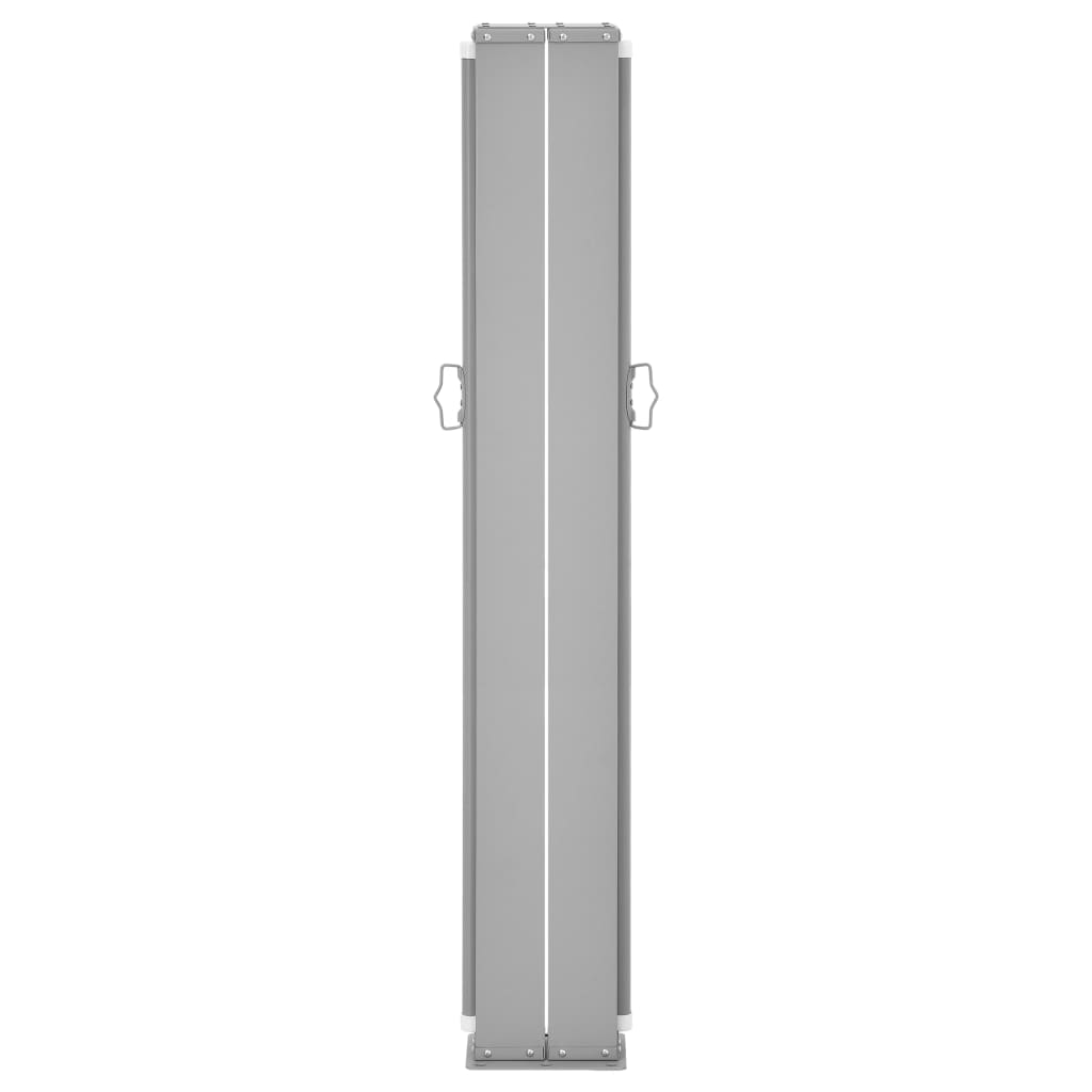 Tenda da Sole Laterale Retrattile Nera 160x600 cm - homemem39