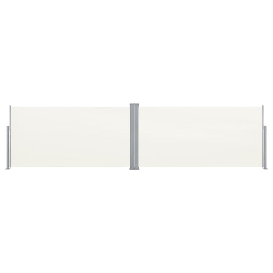 Tenda da Sole Laterale Retrattile 160x600 cm Crema - homemem39