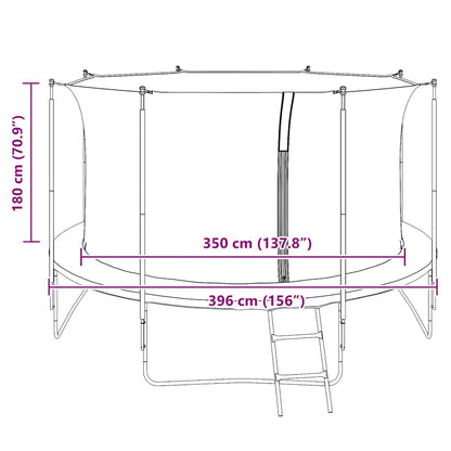 Rete di Sicurezza per Trampolino Rotondo 3,96 m | homemem39