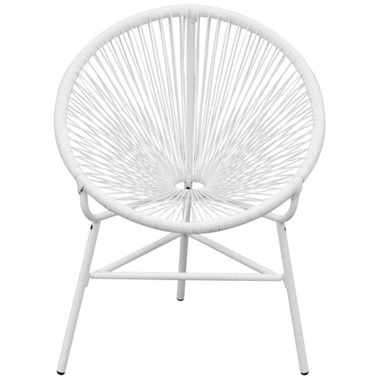 Sedia da Giardino Acapulco in Polyrattan Bianco | homemem39