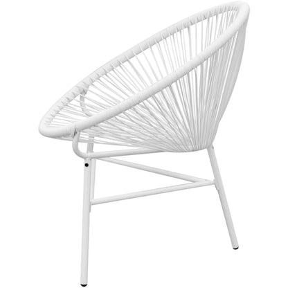 Sedia da Giardino Acapulco in Polyrattan Bianco | homemem39