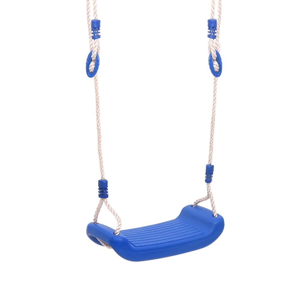 Seggiolini per Altalena con Corde 2 pz Blu 38x16 cm PE - homemem39