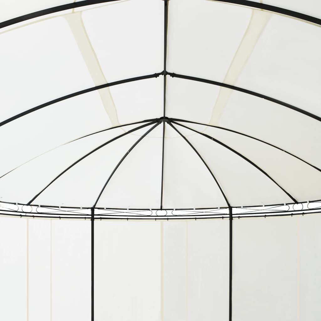 Gazebo Bianco Crema 530x350x265 cm | homemem39