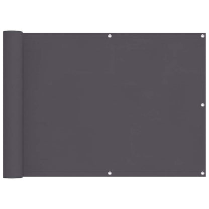 Paravento da Balcone in Tessuto Oxford 90x600 cm Antracite | homemem39