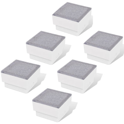 Faretti LED da Incasso 6 pz 100x100x68 mm - homemem39