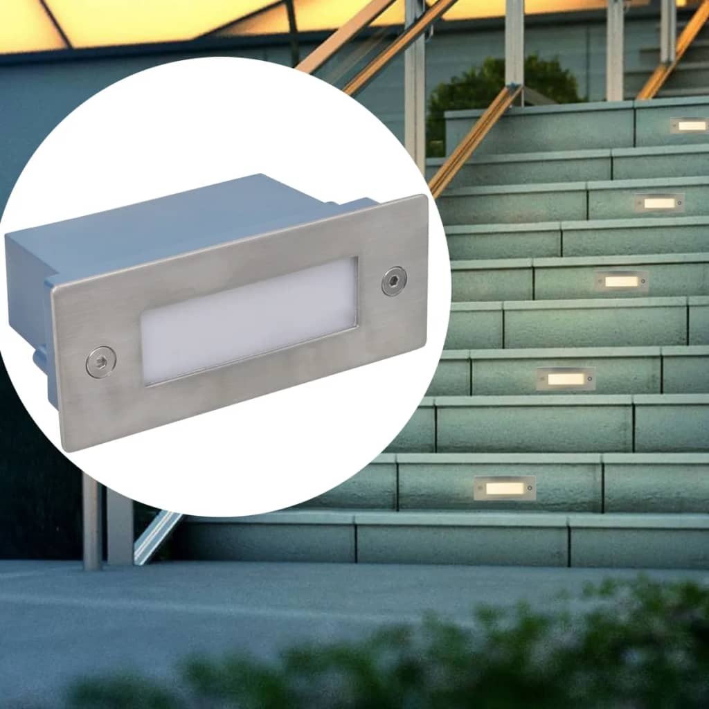 Lampade da Incasso a LED 12 pz per Scale 44x111x56 mm - homemem39