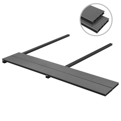 Pavimento da Deck 6 pcs Grigio WPC | homemem39