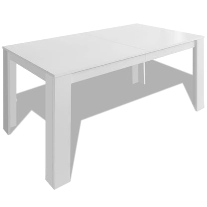 Tavolo da Pranzo 140x80x75 cm Bianco | homemem39