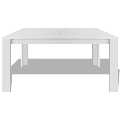 Tavolo da Pranzo 140x80x75 cm Bianco | homemem39