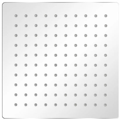 Testa Doccia a Pioggia in Acciaio Inossidabile 20x20cm Quadrata