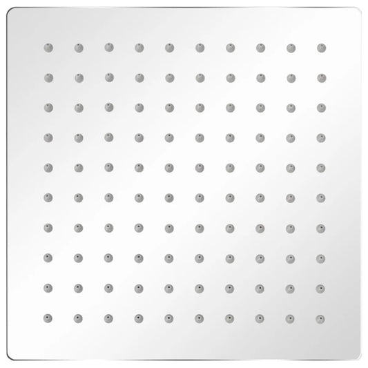 Testa Doccia a Pioggia in Acciaio Inossidabile 20x20cm Quadrata